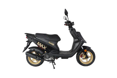 Bigmax Naked T Euro Efi Km T Matsort Guld Kj Scooters